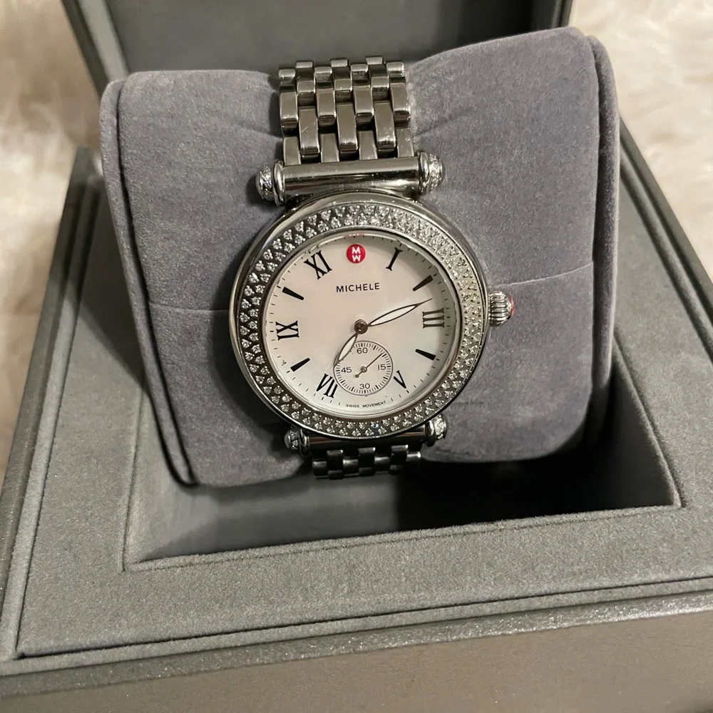 Michele Caber Diamond Womens Watch